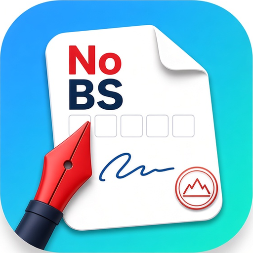 No-BS PDF Editor app icon